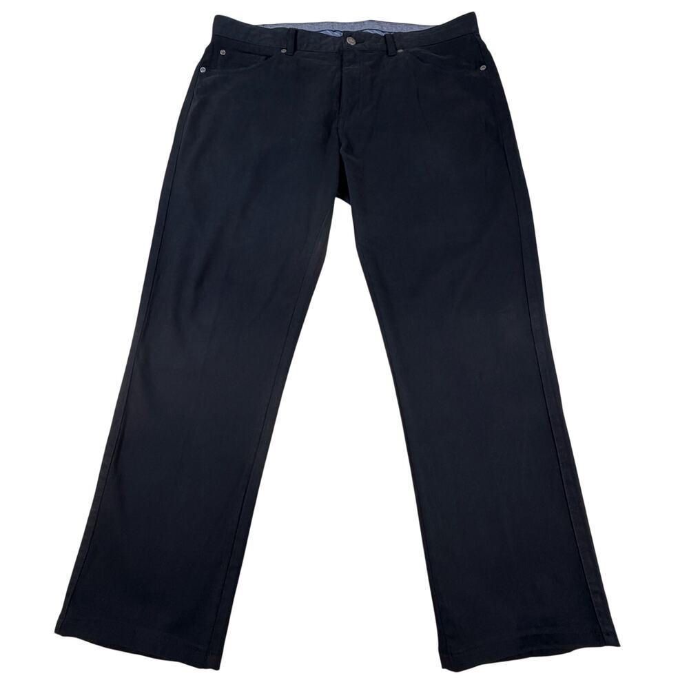 Peter Millar 5-pocket Golf Active Casual Pant’s Black Men’s Sz 36/28